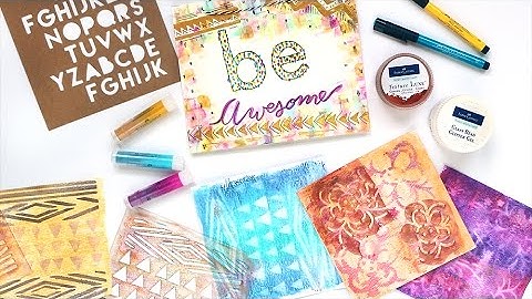 Mixed Media Products: Faber Castell Design Memory Craft