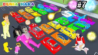 Baby Raksasa Celine Meninggoi 😱| Yuta Panik | Kumpulkan Mobil Warna Warni | Sakura School Simulator