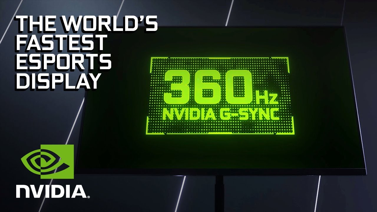 Nvidia Preps 360Hz PC Monitors for Esports Players