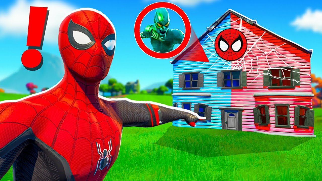 La NOUVELLE MAISON de SPIDER-MAN !! (Fortnite Chapitre 3) - YouTube