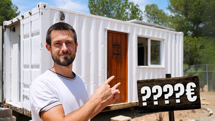 This is what it's like to live in a container house - the cheapest option?