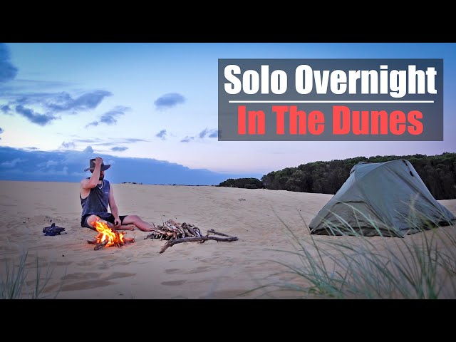 Solo Overnight Camp On The Sand Dunes | Aussie Beach Camping