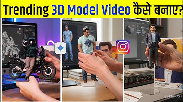 how to make 3d action figure video trend gemini ai | how to create 3d model ai video | figurines ai