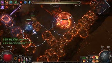 POE 3.27 Elementalist, The Grey Wind Axe Ignite Earthquake, Uber The Searing Exarch