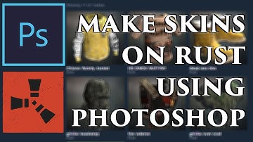 how to easily make a skin on rust using photoshop