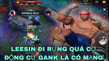 Leesin rừng chuẩn cao thủ cùng lối đi rừng đầu game cực nuột ||LMHT tốc chiến