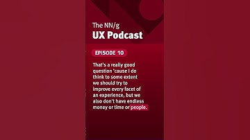 "Managing stakeholder expectations" - explained by Therese Fessenden on the NN/g UX podcast. #ux