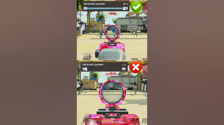 ✅ Best Weapon View Distance Setting💪Pro Settings in CODM BR💯🔥🤕CODM Pro Setting #shorts #codmbr #codm