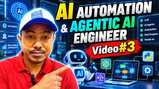 Python for AI Builders 🚀 | Lesson 3: Start Your AI Development Journey | Complete Course | Update