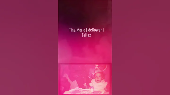 Tina Marie (McGowan) Tellez 07/17/1980-11/01...