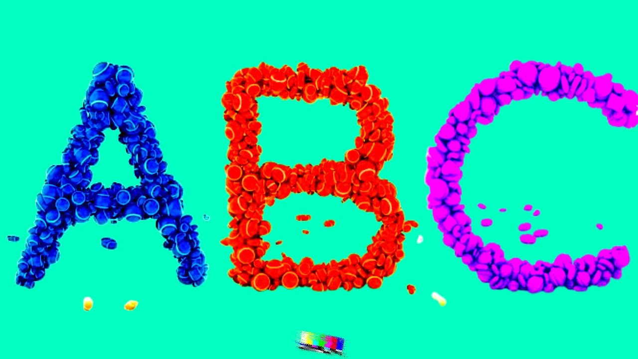 LEARN ABC's with 3D Colorful Candies Logo Super Effects (Sponsored By Preview 2 Effects)