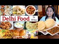 I only ate DELHI FOOD for 24 Hours😋 | Top 🔟 Must eat Delhi Food | Food Challenge