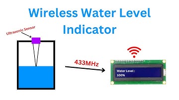 Wireless Water Level Indicator #waterlevelcontroller  #waterlevelindicator