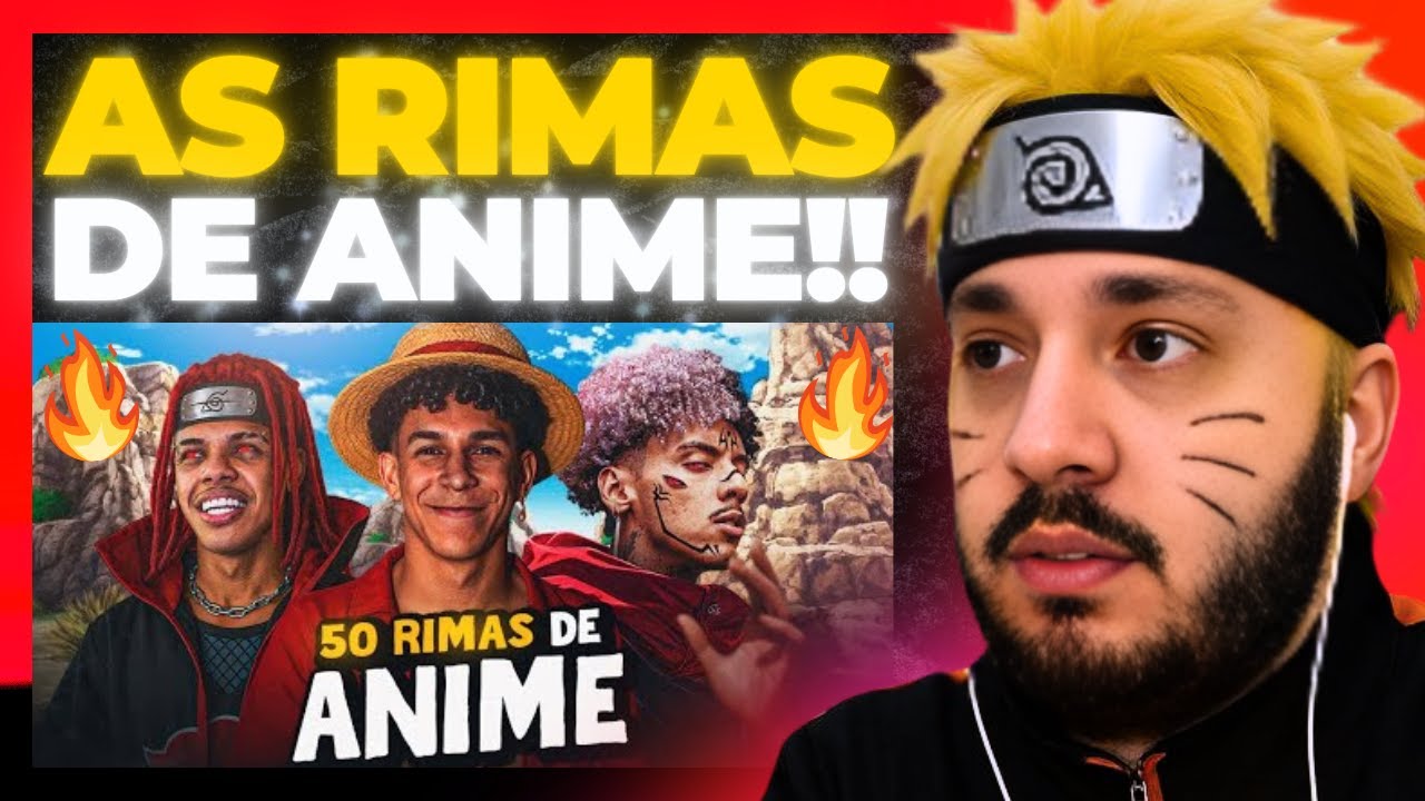 50 RIMAS ABSURDAS de ANIME nas BATALHAS! 🍥 | REACT BAUEB