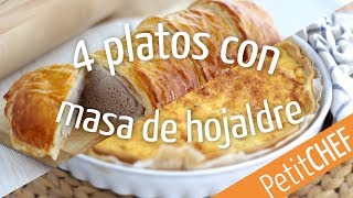 4 platos con masa de hojaldre | Petitchef screenshot 1