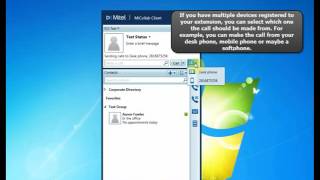 Dialing from Mitel MiCollab and UCA