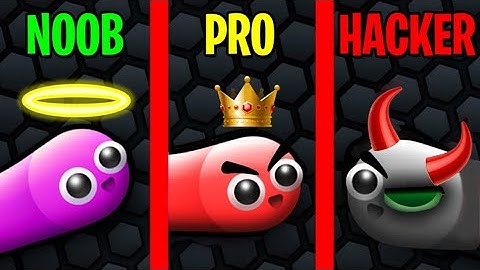 NOOB vs PRO vs HACKER in Slither.io