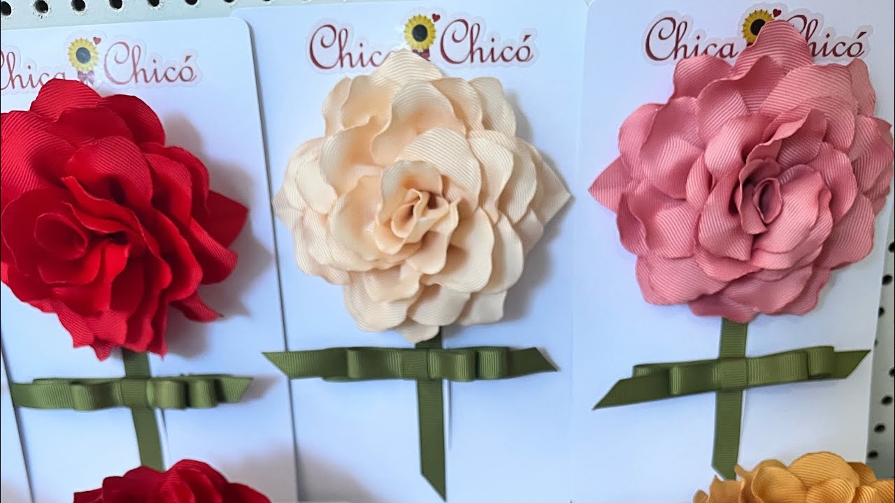 Flor Beliscada no gorgurão 