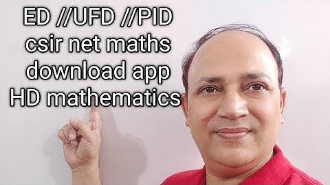 Euclidean domain//unique factorisation domain //principal ideal domain //ED//PID//UFD csir net maths