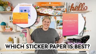 Sticker Paper Comparison! - Which Is Best?! by Oak & Lamb 9,879 views 8 months ago 13 minutes, 15 seconds