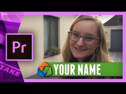 Animate a lower third title in Premiere Pro | Cinecom.net