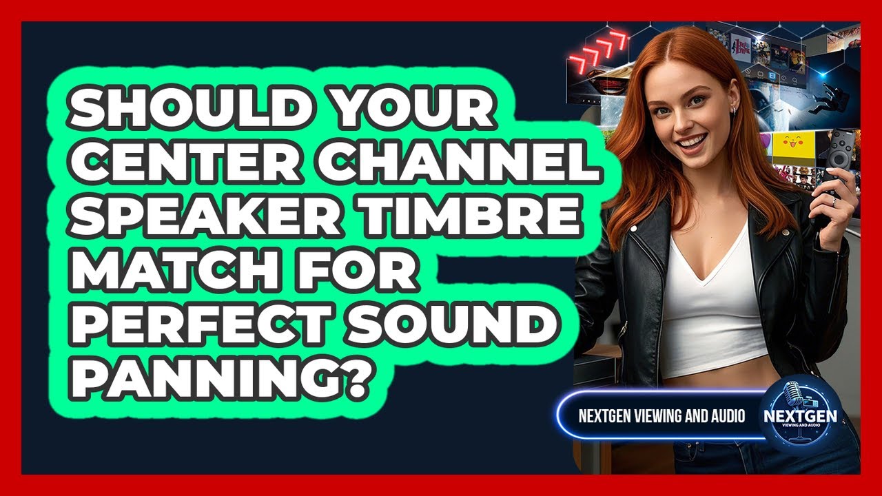 Should Your Center Channel Speaker Timbre Match For Perfect Sound Panning?