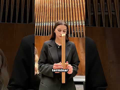 Tocó el instrumento MÁS DIFÍCIL delante de todo el mundo #shorts #instrument #music