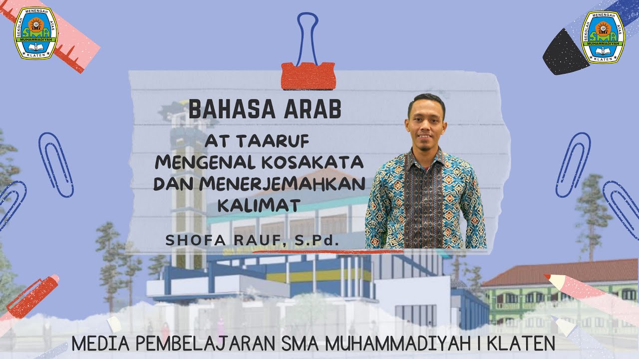 MATERI BAHASA ARAB "AT TAARUF" KELAS X / MEDIA PEMBELAJARAN SMA