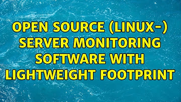 Open Source (Linux-) Server monitoring Software with lightweight footprint (3 Solutions!!)