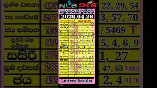 🔴 Live | 2026.04.26 ලොතරැයි ප්‍රතිඵල today DLB NLB lottery Results ඉරිදා #lottoland #lotto #superlot
