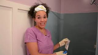 BATHWORKS How To: Shower Stall Refinishing along with Serena of Thrift Diving