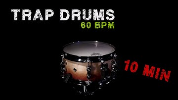 FREE DRUMS LOOP - TRAP STYLE - 60 BPM