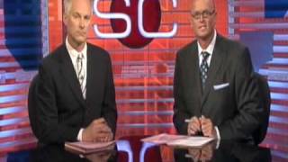 Disaster on ESPN's Sportscenter Set