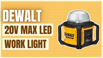 DEWALT 20V MAX LED Work Light, Tool Only (DCL074)