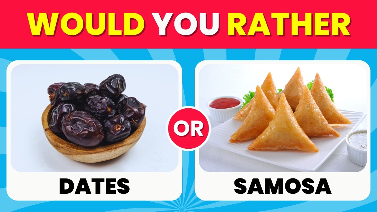 Would You Rather Eat THIS for Iftar? 🤢😋 | Ramadan Food Challenge!