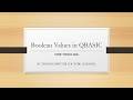 Boolean Values in QBASIC | ThinkComputer
