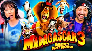 MADAGASCAR 3: EUROPE'S MOST WANTED (2012) MOVIE REACTION! FIRST TIME WATCHING! Full Movie Review