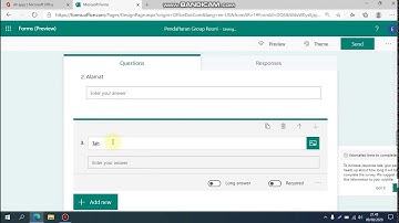 Trik Recehan - Cara membuat formulir online di microsoft forms office 365 dan setting numberi