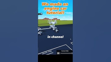 Plane crazy engine car! (FWD tutorial) #roblox #planecrazy #gaming #car #engine #tutorial