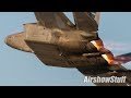 F-22 and F-35 Burnerfest! Amazing Low Approaches - EAA AirVenture Oshkosh 2019