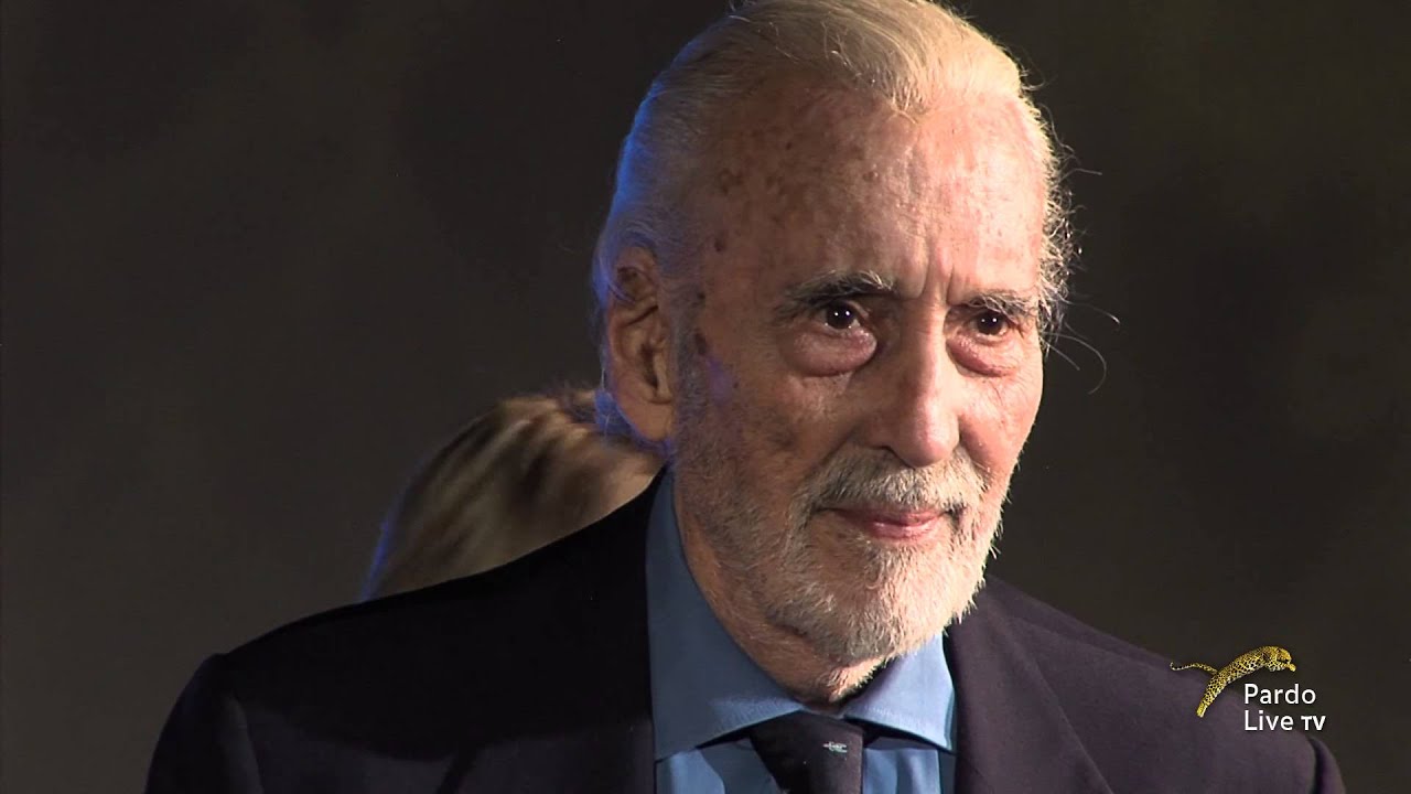 delta math Sir Christopher Lee, Excellence Award Moët & Chandon at 66 Festival del film Locarno