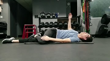 Side Lying Lumbar Rotation (Gap) Stretch