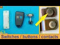 How to fix dirty contacts on a switch using contact cleaner - switch / button not working - solved