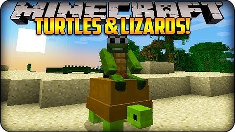 Minecraft Mods - LITTLE LIZARD & TINY TURTLE - Reptile Mod