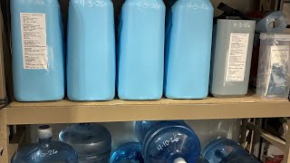 Water storage for emergencies - long term