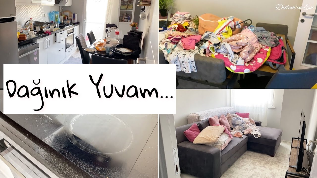 Temizlik vlog // Köfte yağlı kirli ocağımı temizledim // İşleri yetiştiremedim #vlog #temizlik