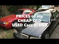 Cheap prices of old used cars in usa now 2024 selling price of each car is not more than 1000