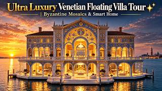 Ultra Luxury Venetian Floating Villa Tour ✨ | Byzantine Mosaics & Smart Home screenshot 1
