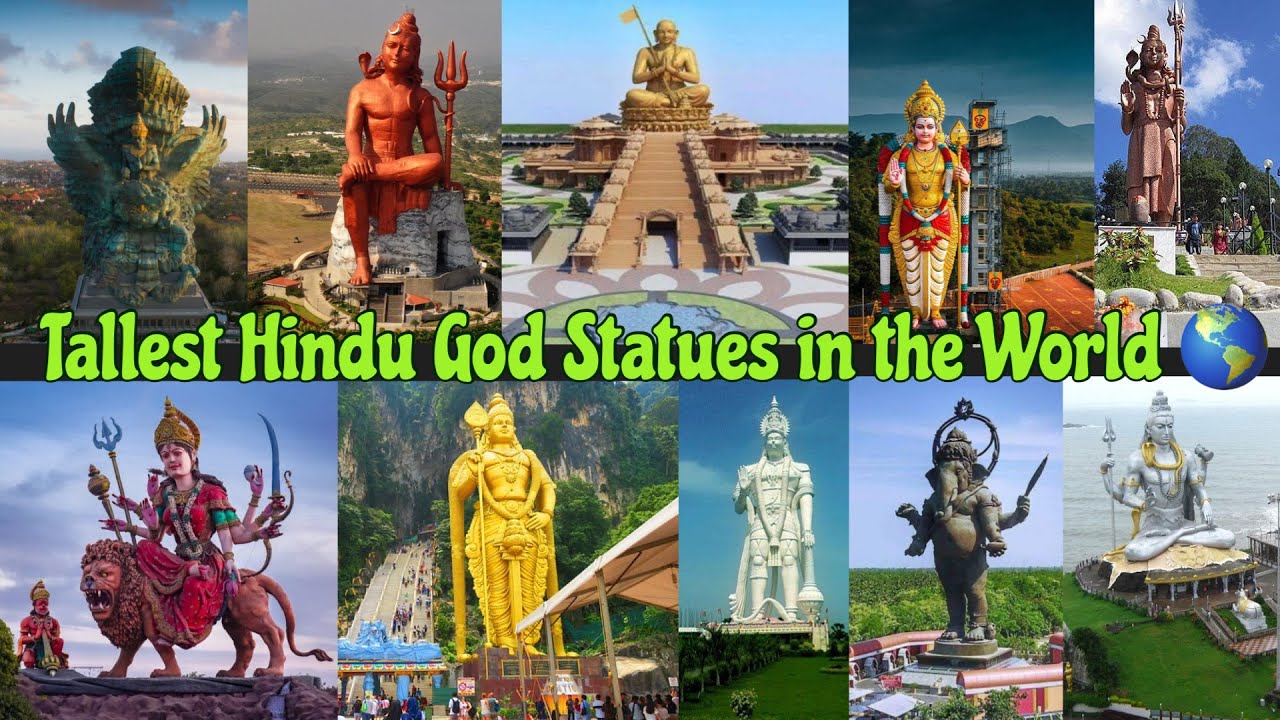 Top 10 Tallest Hindu God Statues in the World ప్రపంచంలోనే ఎత్తైన