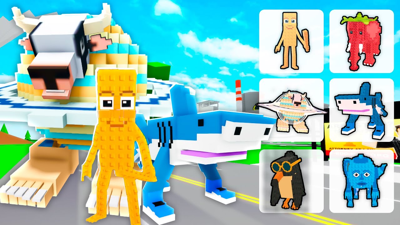 КАК СТАТЬ ПЕРСОНАЖАМИ из STEAL A BRAINROT в BROOKHAVEN!